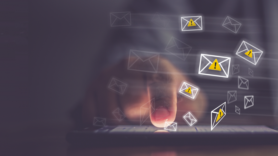 Immagini attacchi alle mail aziendali